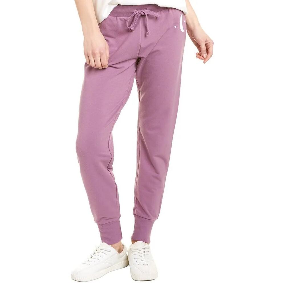 Wildfox Wildfox Crescent Moon Jack Drawstring Joggers Purple Medium NEW